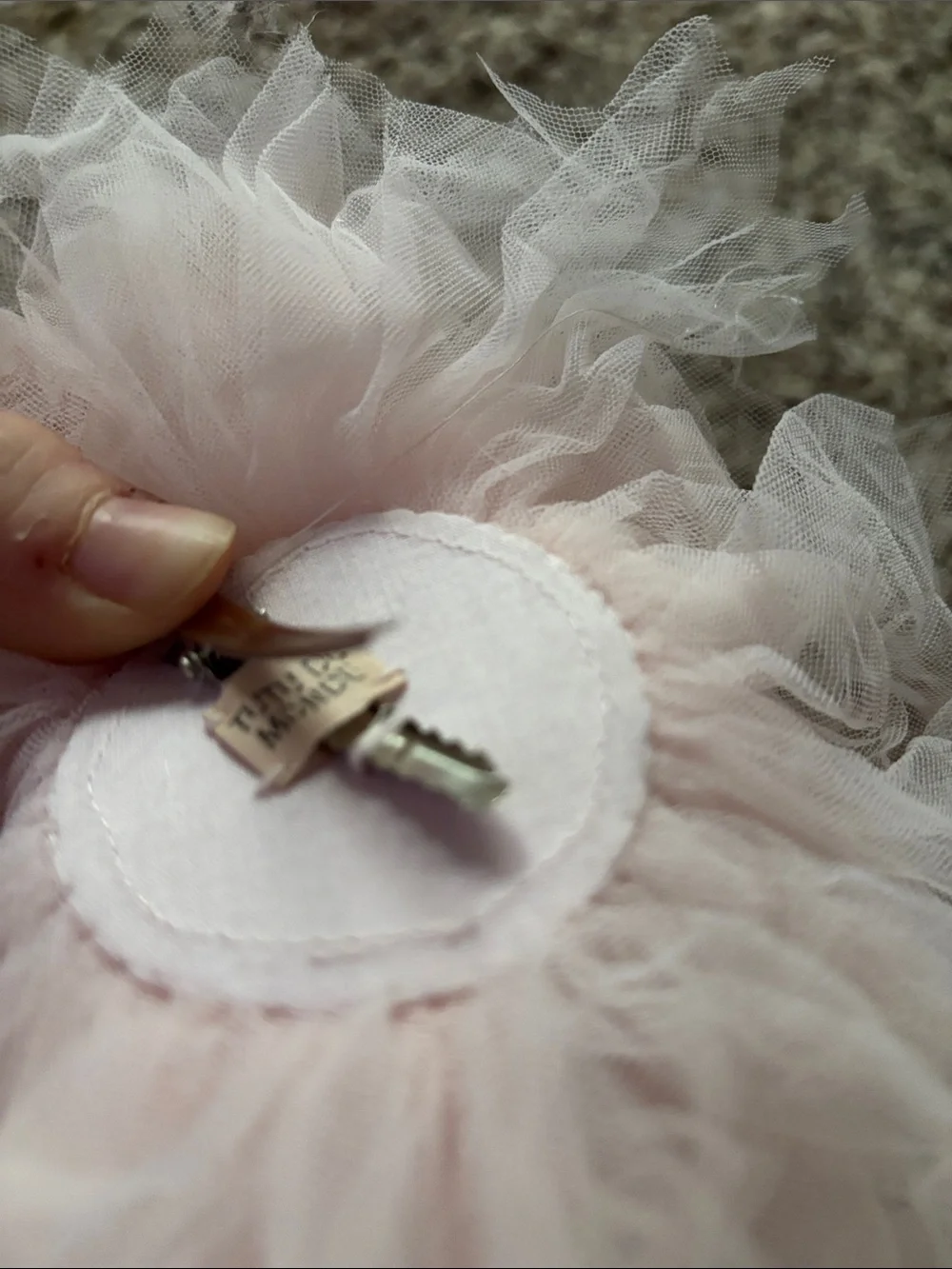 Tutu du monde tulle hair clip
